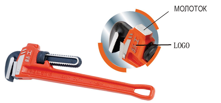 Трубный ключ TD0512 до 40 мм