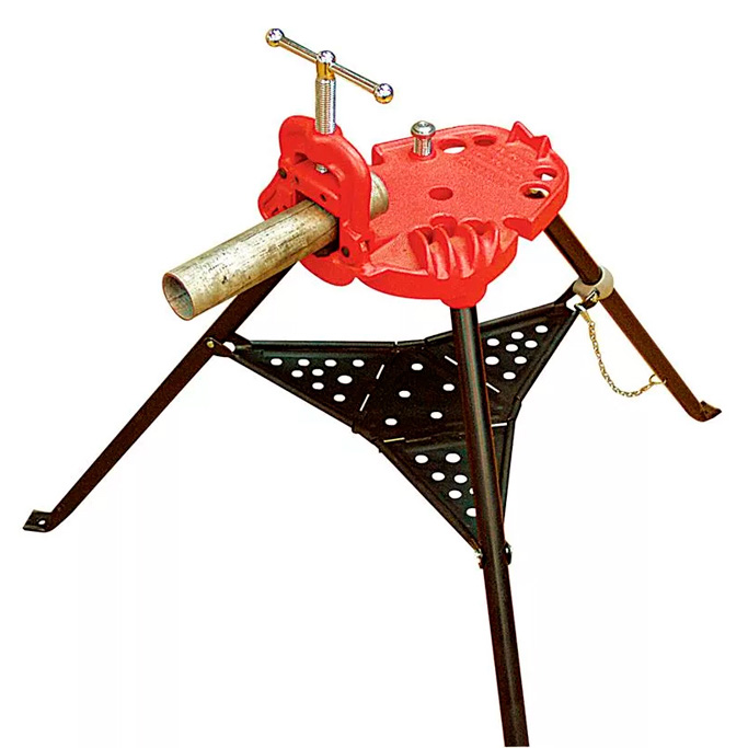 Переносные откидные тиски на треноге 1/8" - 2 1/2"