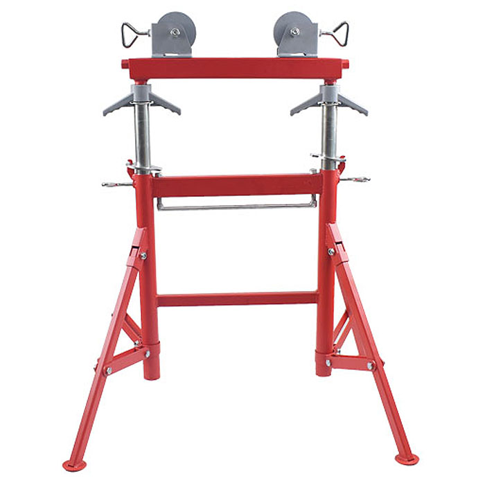 Опора для труб с роликовой головкой TD1108AP 740-1090 мм