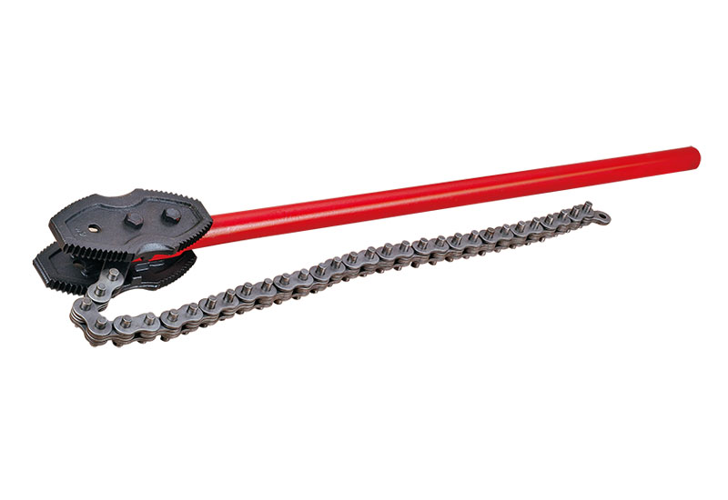 Усиленный цепной трубный ключ TD06B до 16"