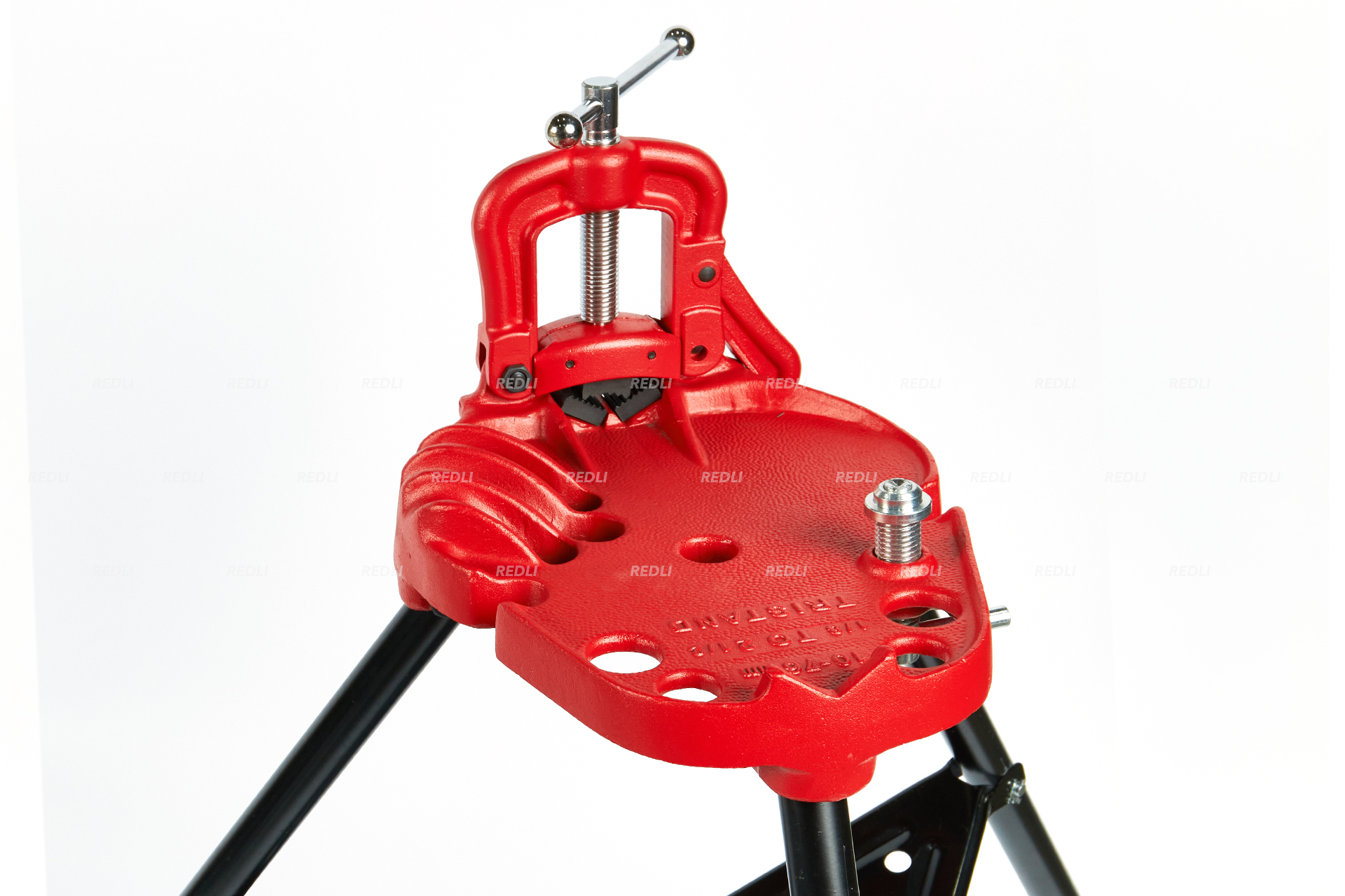 Переносные откидные тиски на треноге 1/8" - 2 1/2"