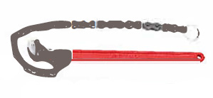 Цепной трубный ключ TD06A-5 до 6"