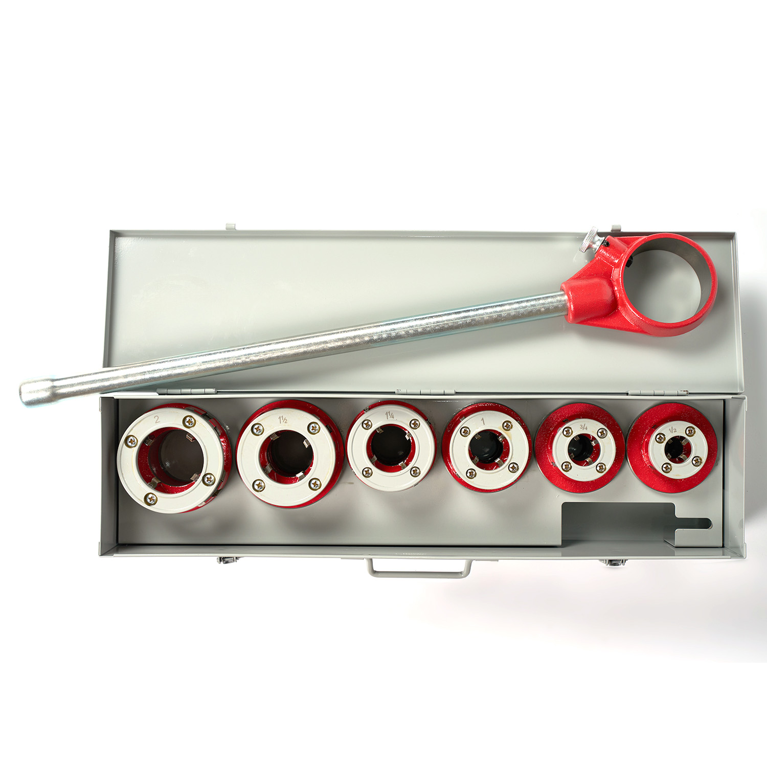 Ручной клупп 12R, набор BSPT 1/2"-2"