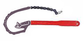 Цепной трубный ключ TD06D до 4"