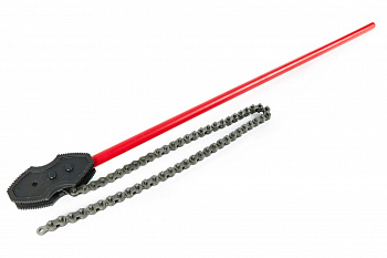 Двухсторонний цепной трубный ключ, усиленный Chain Tong 16"